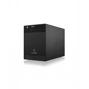 ICY BOX IB-3740-C31 HDD/SSD-kotelo musta 2,5/3,5 tuumaa