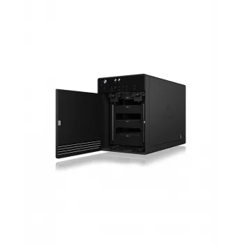 ICY BOX IB-3740-C31 HDD/SSD-kotelo musta 2,5/3,5 tuumaa