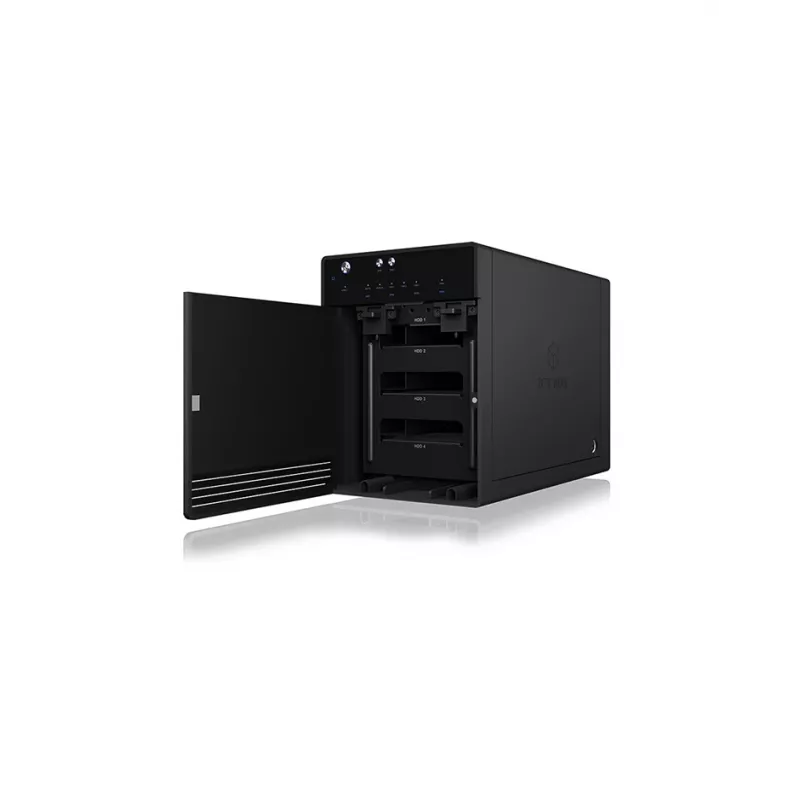 ICY BOX IB-3740-C31 HDD/SSD-kotelo musta 2,5/3,5 tuumaa