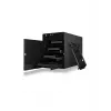ICY BOX IB-3740-C31 HDD/SSD-kotelo musta 2,5/3,5 tuumaa