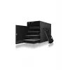 ICY BOX IB-3740-C31 HDD/SSD-kotelo musta 2,5/3,5 tuumaa