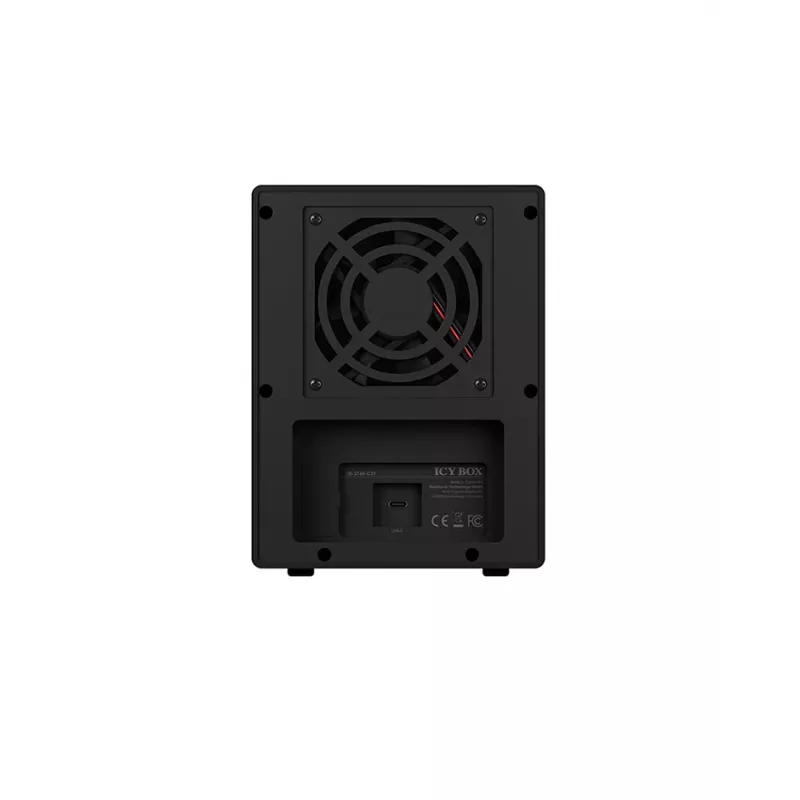 ICY BOX IB-3740-C31 HDD/SSD-kotelo musta 2,5/3,5 tuumaa