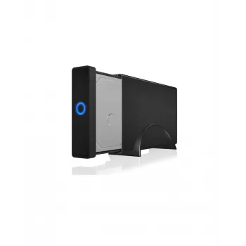 ICY BOX IB-377-C31 HDD/SSD-kotelo musta 3,5 tuumaa