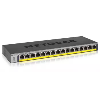 NETGEAR GS116PP hallitsematon Gigabit Ethernet (10/100/1000) Power over Ethernet (PoE) musta