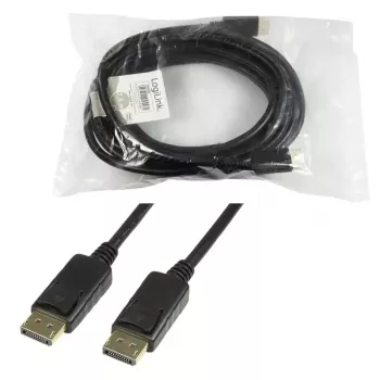 LogiLink CV0076 DisplayPort-kaapeli 7,5 m musta