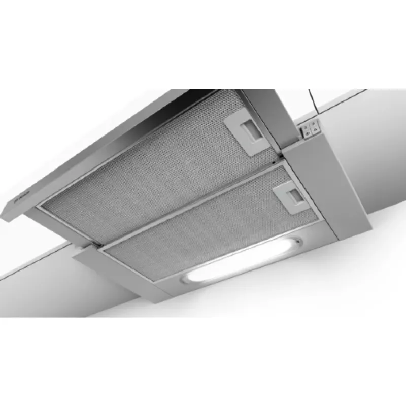 Bosch Serie 4 DFT63AC50 liesituuletin puolikiinteä (ulosvedettävä) hopea 360 m³/h