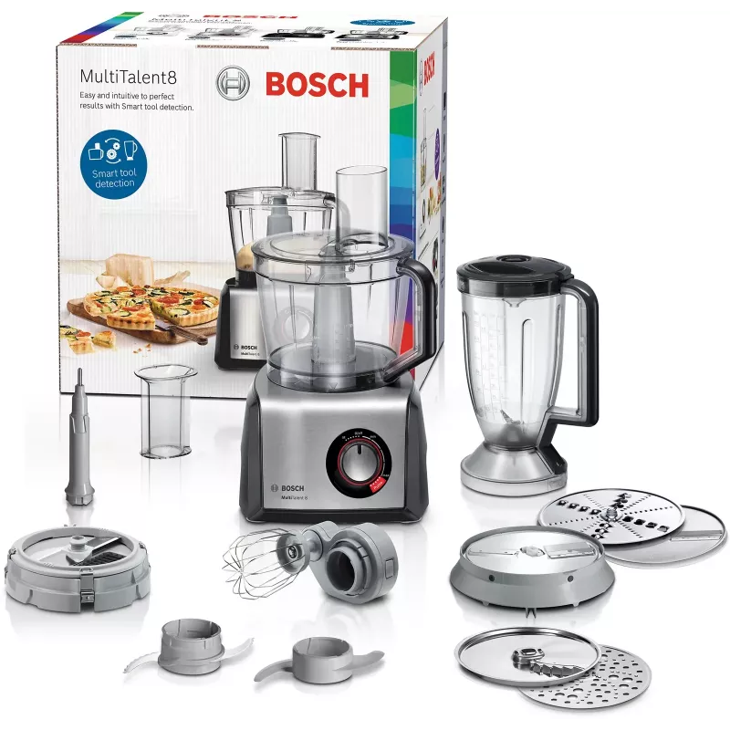Bosch MC812M865 yleiskone 1250 W 3,9 L musta, ruostumaton teräs