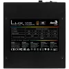 Aerocool LUXRGB550M RGB modulaarinen PC-virtalähde 550W 80Plus Bronze 230V musta