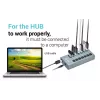i-tec USB 3.0 -latauskeskitin 7 porttia + virtalähde 36 W