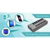 i-tec USB 3.0 -latauskeskitin 7 porttia + virtalähde 36 W