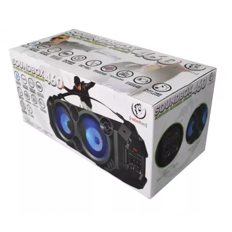 Bluetooth-kaiutin SoundBox 460, musta