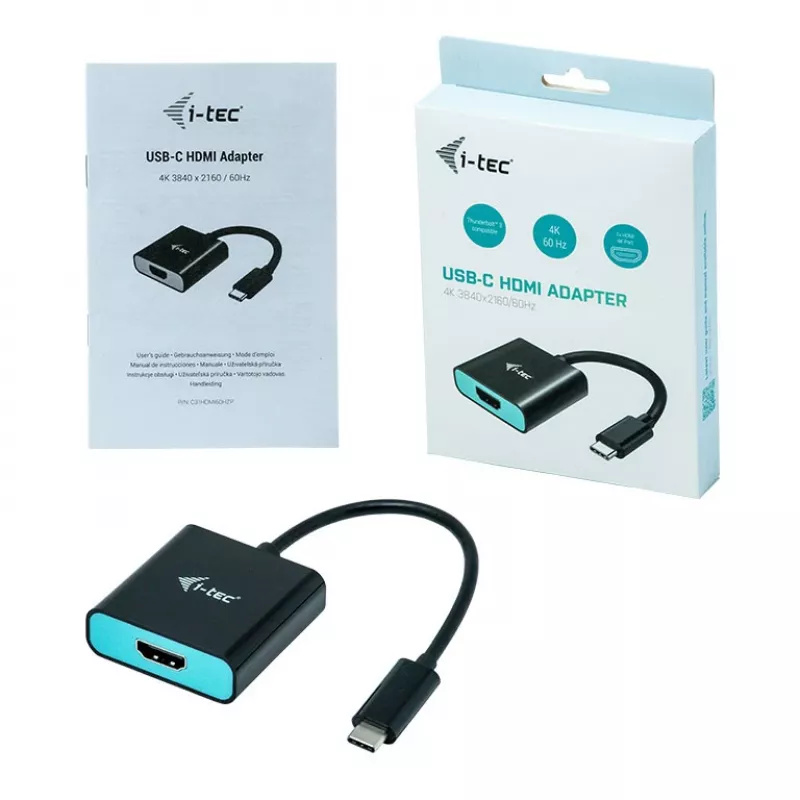 i-tec USB-C HDMI -sovitin 4K/60 Hz