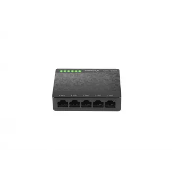 LANBERG kytkin Dsp1-1005 5x 1gb/s hallitsematon Gigabit Ethernet -työpöytäkytkin 5v