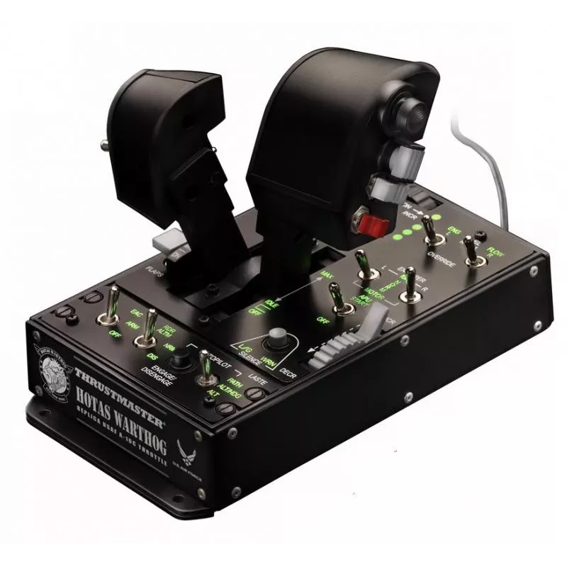 Thrustmaster HOTAS Warthog kaksoiskaasuvivut musta USB lentosimulaattori PC