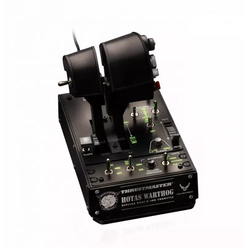 Thrustmaster HOTAS Warthog kaksoiskaasuvivut musta USB lentosimulaattori PC
