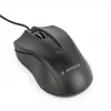 Johdollinen molempikätinen optinen hiiri Gembird MUS-3B-01 — USB Type-A, 1000 DPI, 3 painiketta, musta