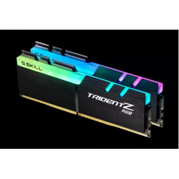 DIMM 16 GB DDR4-3600 (2x 8 GB) dual-kit, keskusmuisti musta, F4-3600C18D-16GTZRX, Trident Z RGB, INTEL XMP