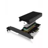 ICY BOX IB-PCI214M2-HSL liitäntäkortti/adapteri sisäinen M.2