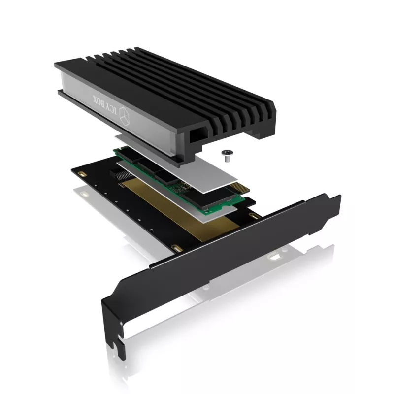ICY BOX IB-PCI214M2-HSL liitäntäkortti/adapteri sisäinen M.2