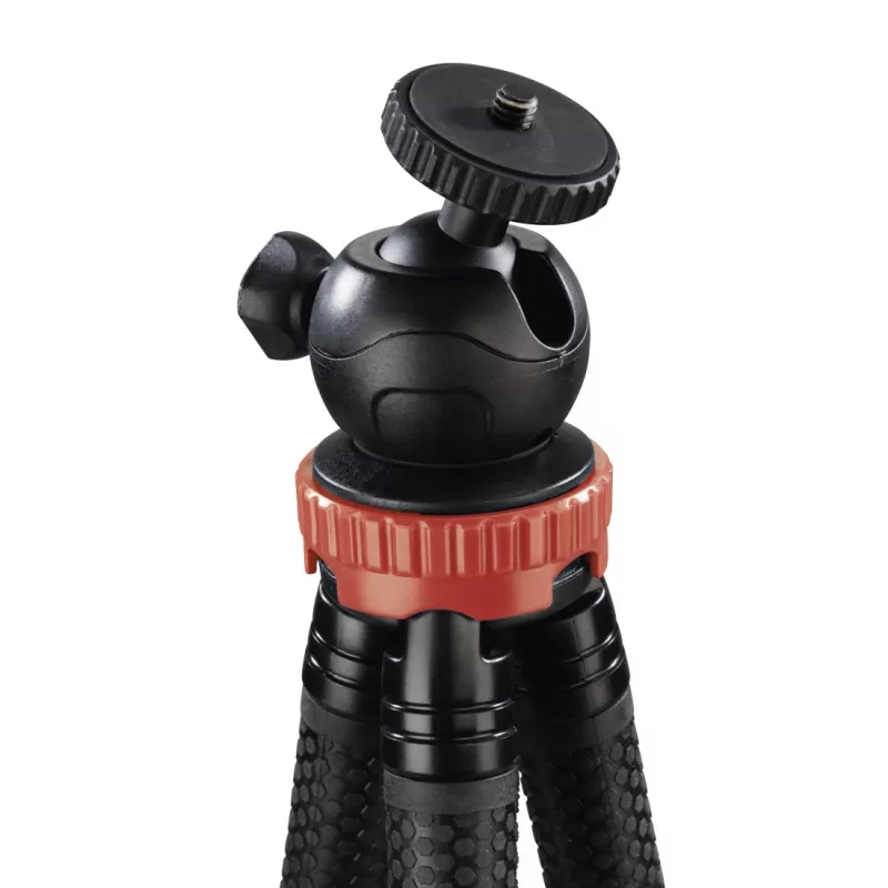 Hama ”FlexPro” jalusta älypuhelin/action-kamera 3 jalkaa musta, punainen
