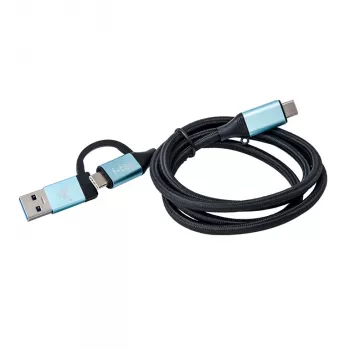 USB-C-kaapeli USB-C:hen integroidulla USB 3.0 -adapterilla i-tec C31USBCACBL