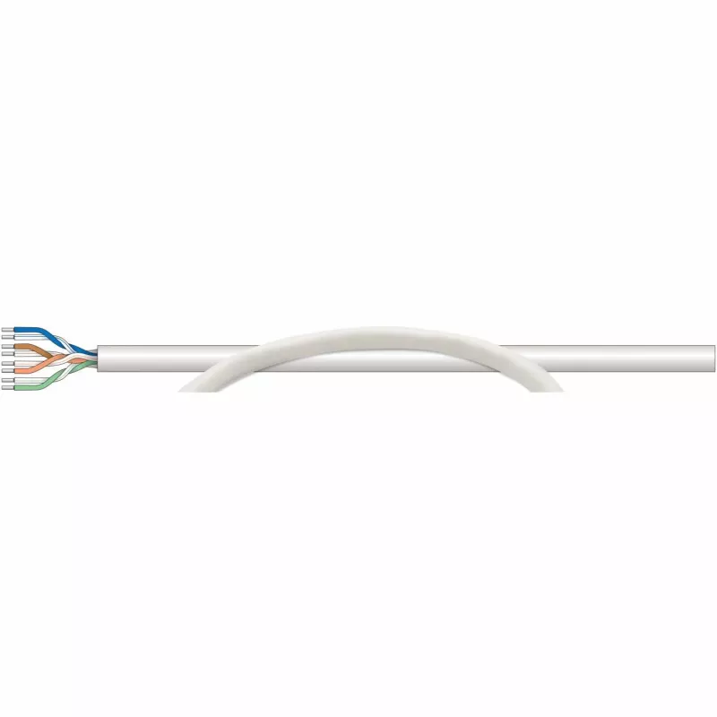 Intellinet verkko bulk Cat6 -kaapeli, 23 AWG, massiivilanka, 305 m, harmaa, CCA, U/UTP, laatikko