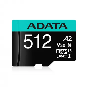 Flash-muisti ADATA 512GB MicroSDXC Class 10 Premier Pro