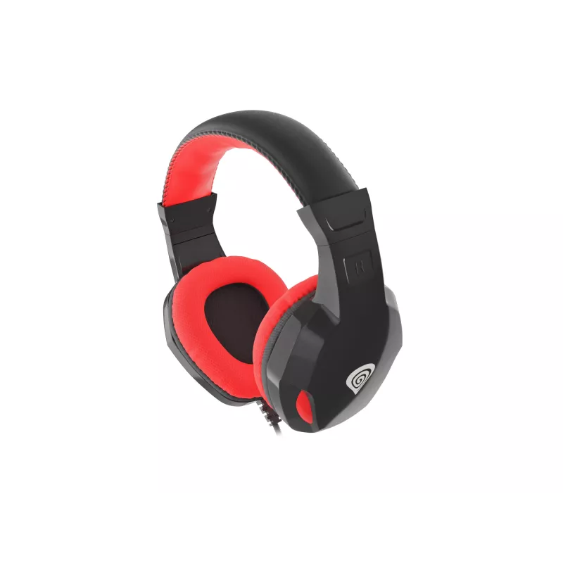 GENESIS Argon 110 -kuulokemikrofoni johdollinen headset head-band gaming musta, punainen
