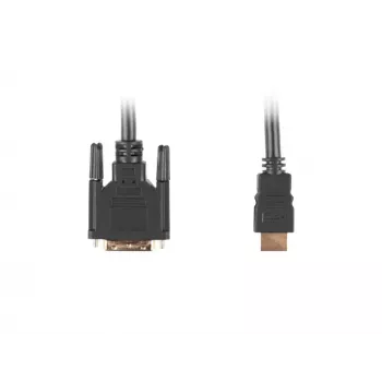 Videokaapeliadapteri LANBERG HDMI Type-A (uros) DVI-D (uros), 1,8 m, musta, enimmäisresoluutio 1920 x 1200