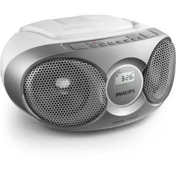 Philips AZ215S/12 kannettava stereojärjestelmä 3 W FM hopea