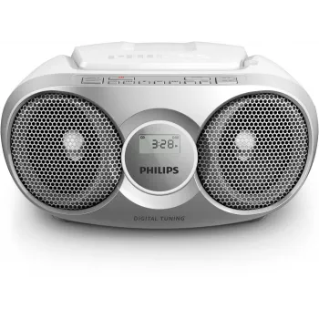 Philips AZ215S/12 kannettava stereojärjestelmä 3 W FM hopea