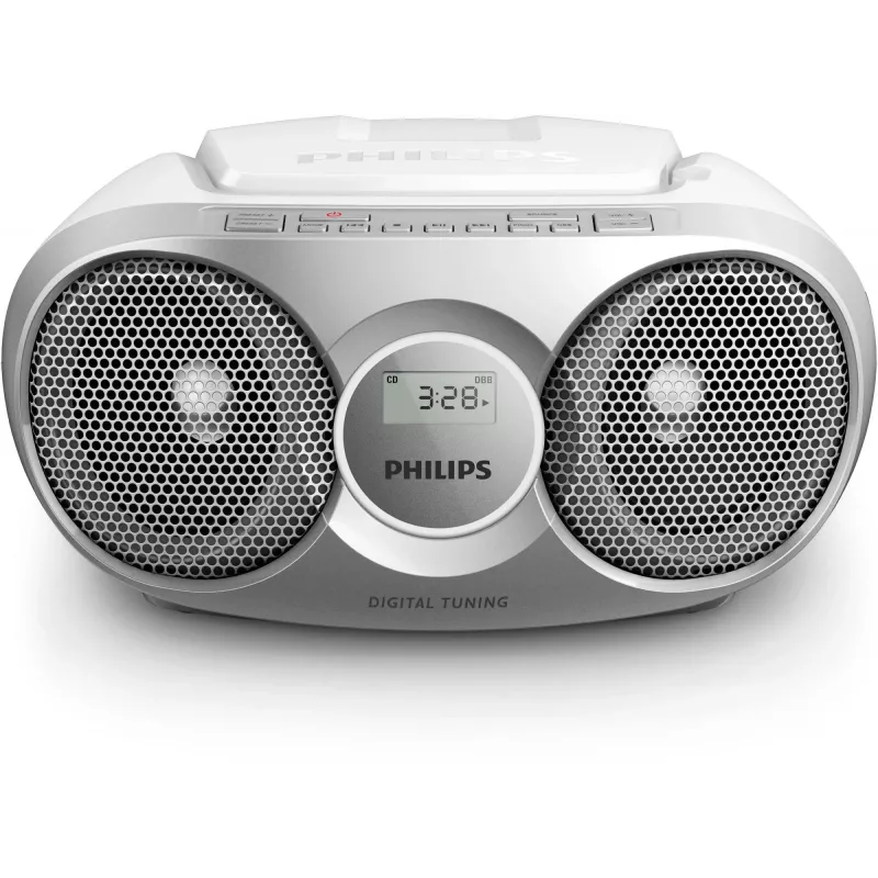 Philips AZ215S/12 kannettava stereojärjestelmä 3 W FM hopea