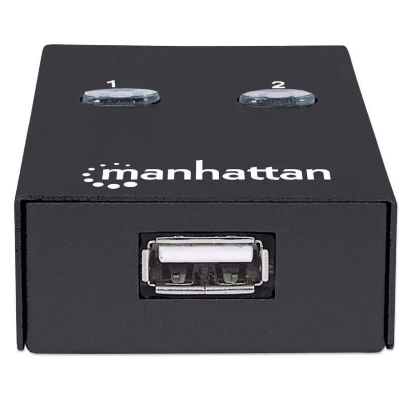 Manhattan 162005 USB 2.0 -automaattinen jakokytkin, 2 porttia, 480 Mbps
