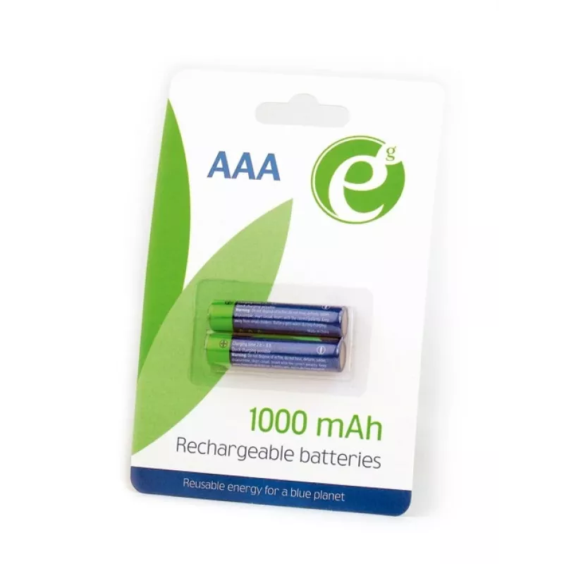 GEMBIRD AAA-paristot Ni-MH ladattavat 1000mAh 2 kpl