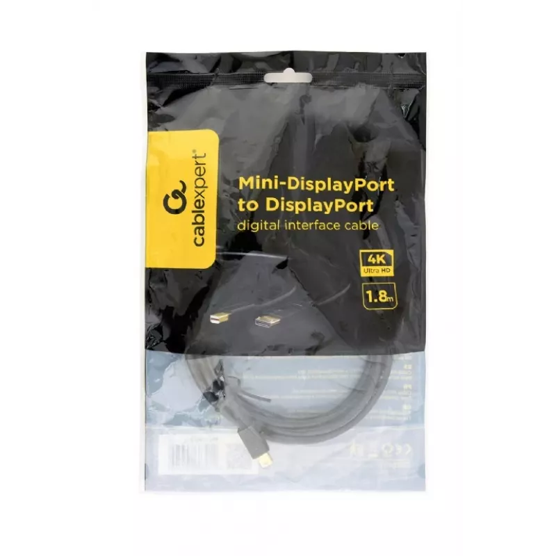 Gembird Cablexpert CCP-mDP2-6 Mini DisplayPort – DisplayPort -kaapeli, 1,8 m, musta