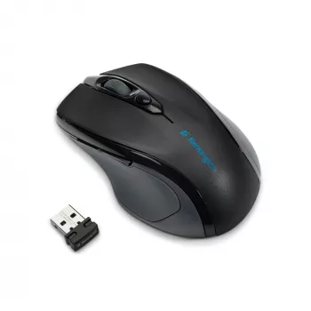 Kensington Pro Fit Mid-Size langaton hiiri, oikeakätinen, optinen, RF Wireless, 1600 DPI, musta