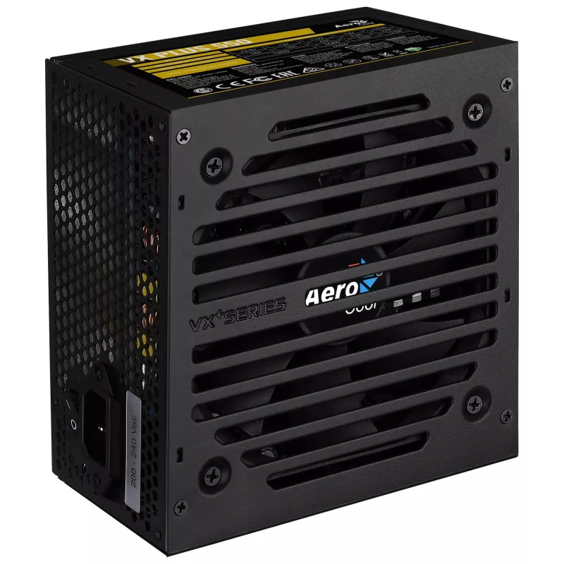 Aerocool VX PLUS 650 virtalähde 650 W 20+4 Pin ATX ATX musta