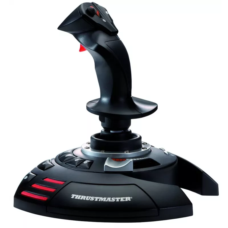 Thrustmaster T.Flight Stick X musta, punainen, hopea USB-joystick analoginen PC, Playstation 3