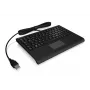 KeySonic ACK-3410 (US) näppäimistö toimisto USB US-englanti musta
