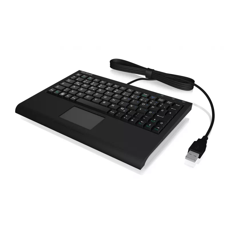 KeySonic ACK-3410 (US) näppäimistö toimisto USB US-englanti musta