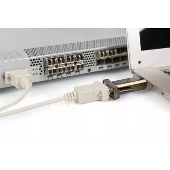 DIGITUS USB 2.0 -sarjaporttisovitin, DSUB 9M sis. USB A -kaapeli 80cm