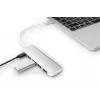 DIGITUS USB-C-keskitin 4-porttinen PD 4x USB 3.0, 1x PD-lataus, harmaa