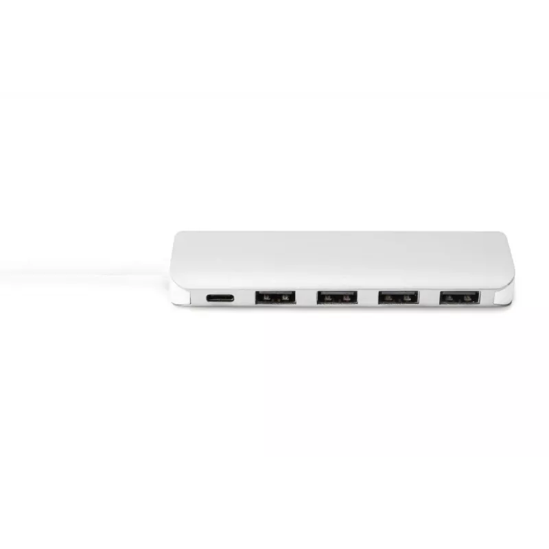 DIGITUS USB-C-keskitin 4-porttinen PD 4x USB 3.0, 1x PD-lataus, harmaa