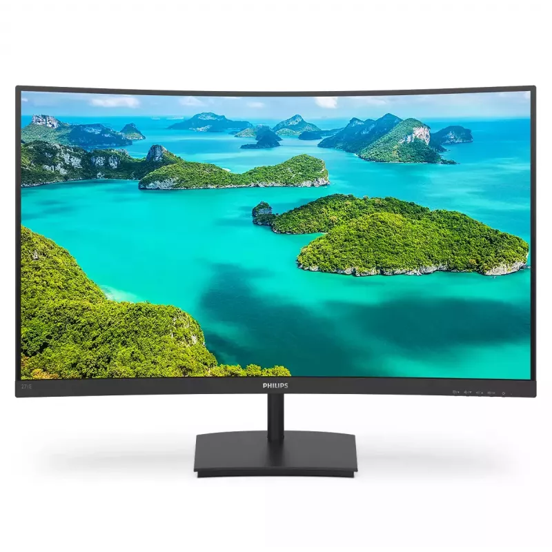 Philips E Line 271E1SCA/00 tietokonenäyttö 68.6 cm (27 tuumaa) 1920 x 1080 pikseliä Full HD LCD musta