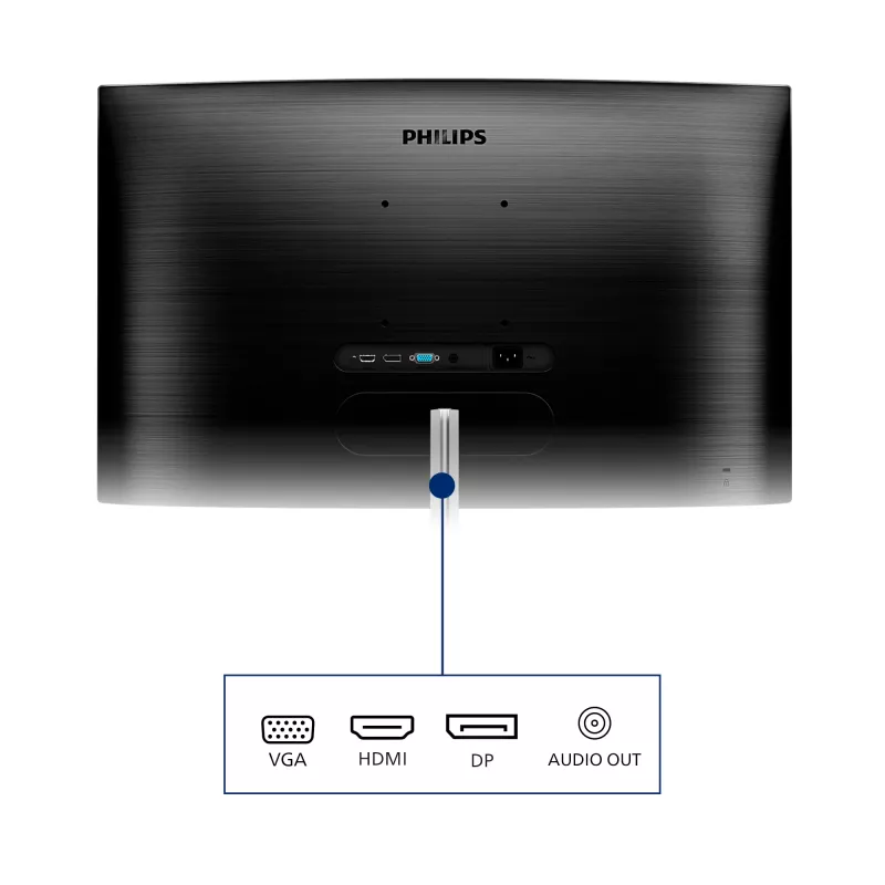 Philips E Line 325E1C/00 tietokonenäyttö 80 cm (31.5 tuumaa) 2560 x 1440 pikseliä Quad HD LCD musta