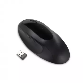 Kensington Pro Fit Ergo langaton hiiri – musta, oikeakätinen, RF Wireless + Bluetooth, 1600 DPI, musta