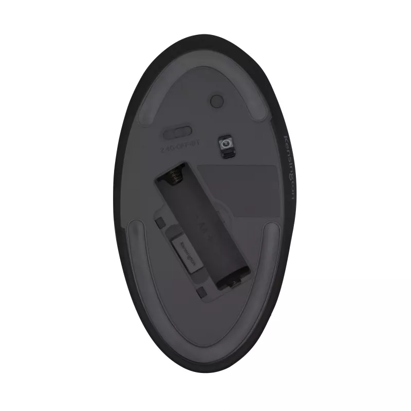 Kensington Pro Fit Ergo langaton hiiri – musta, oikeakätinen, RF Wireless + Bluetooth, 1600 DPI, musta