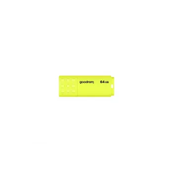 USB-muistitikku GOODRAM UME2 64 GB USB Type-A 2.0, keltainen, kanneton, muovi