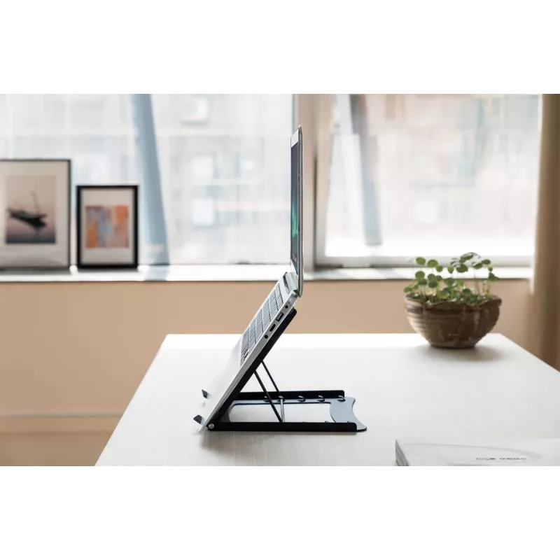 DIGITUS taitettava teräs-laptop-/tablettiteline 5 säätöasennolla