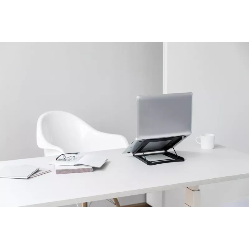 DIGITUS taitettava teräs-laptop-/tablettiteline 5 säätöasennolla